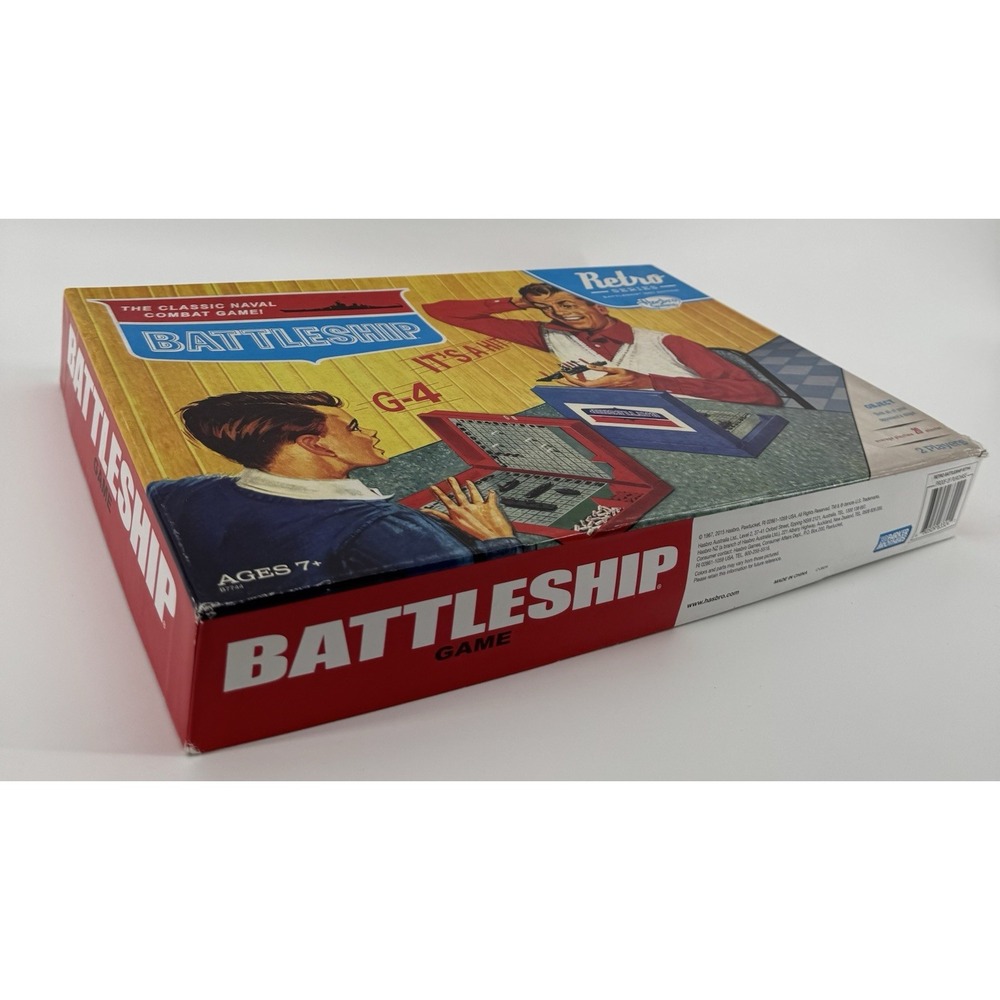 Hasbro Gaming Battleship Retro Series 1967 Edition Board Game Complete In Box